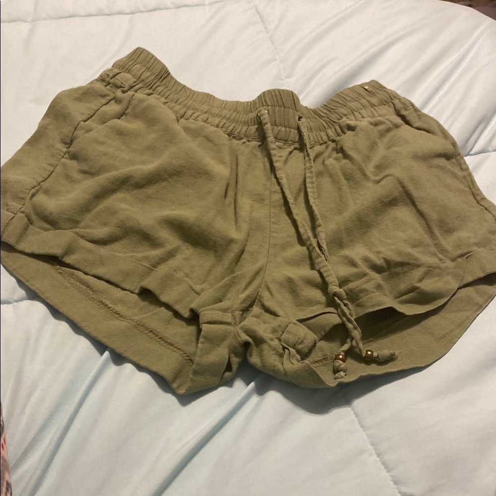 Love Tree Olive Athletic Shorts for Women